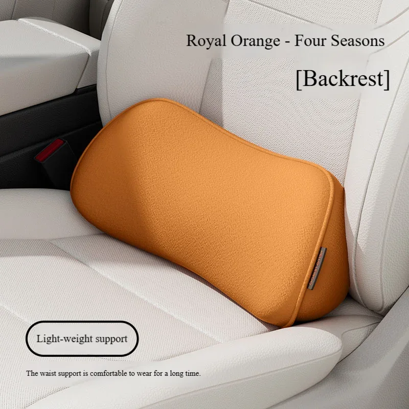 Autostoelkussen met Lendensteun – Traagschuim, Antislip & Comfort voor Lange Ritten