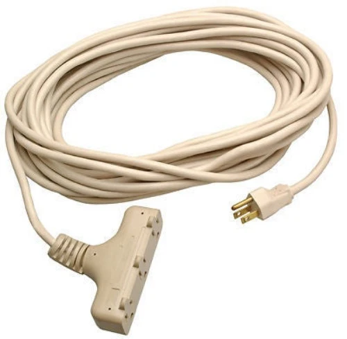 Master Electrician 02357ME 40' Foot 16/3 SJTW Beige Extension Cord With 3-Way End - Quantity of 1