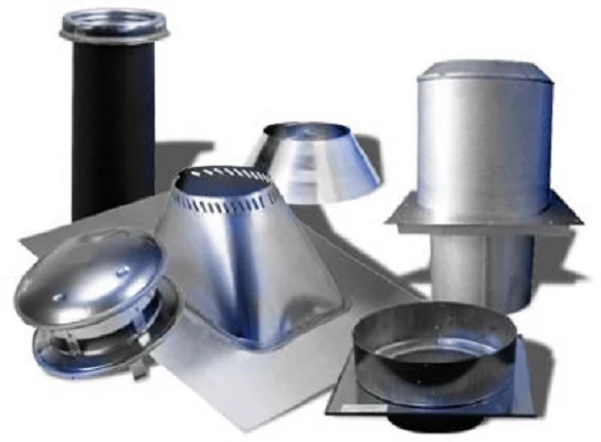 Selkirk 206620 6T-FCK 6" Flat Ceiling Insulated Chimney Installation Kit - Quantity of 1