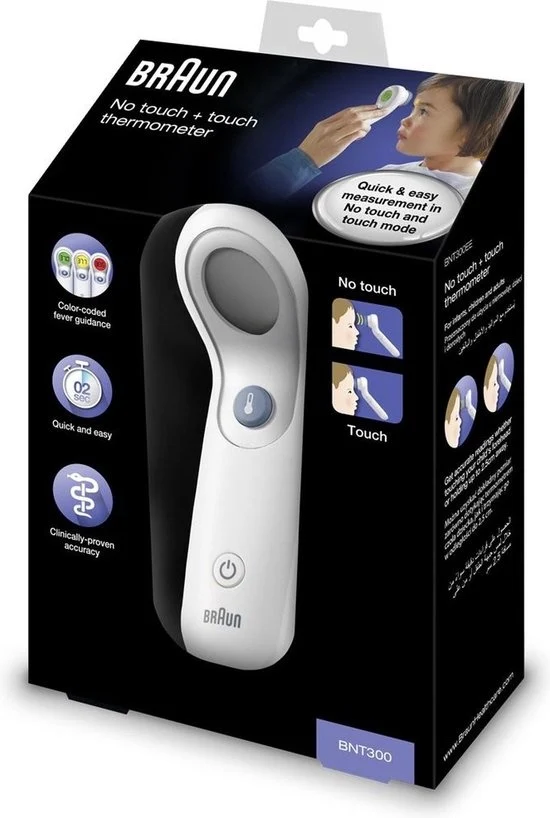 Braun - No Touch Thermometer - BNT300WE
