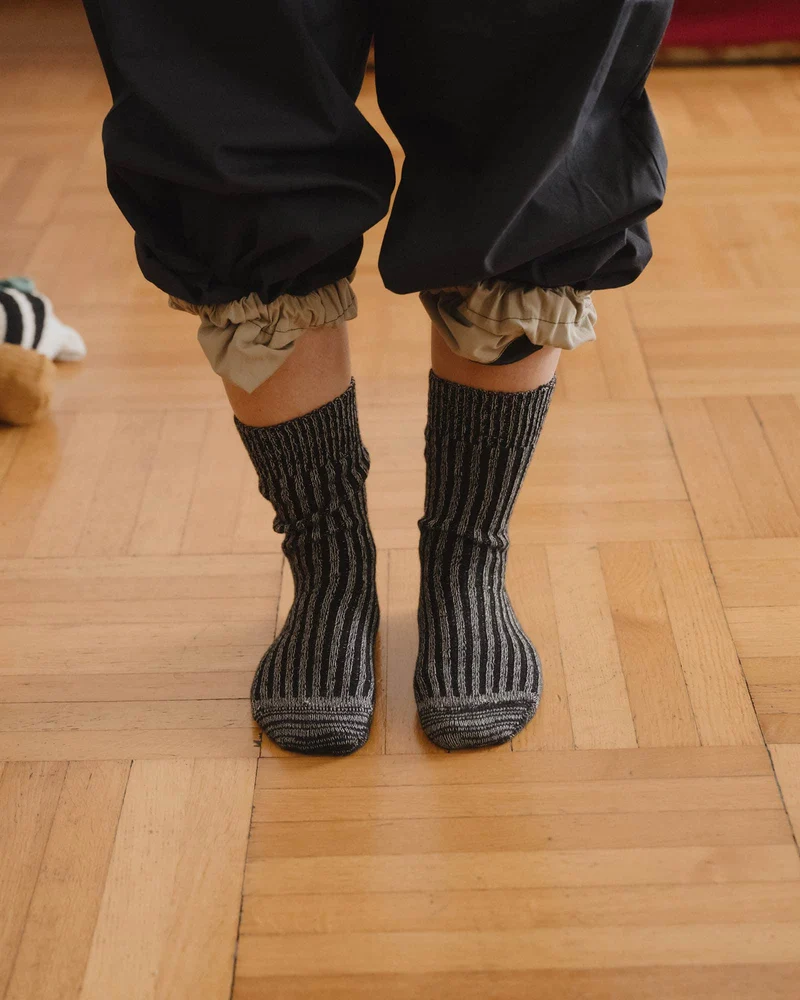 Rib Overankle Socks