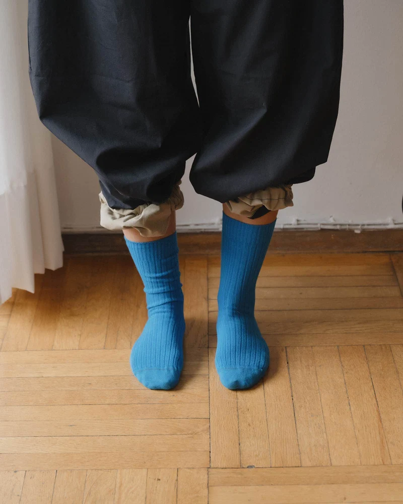 Rib Overankle Socks