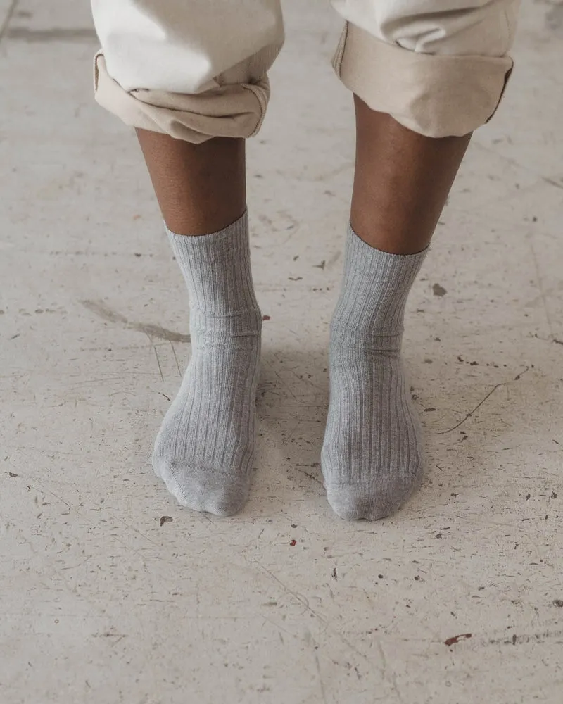 Rib Overankle Socks