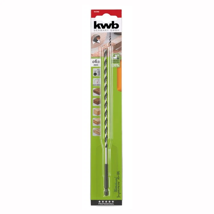 KWB slangenboor 6x235mm