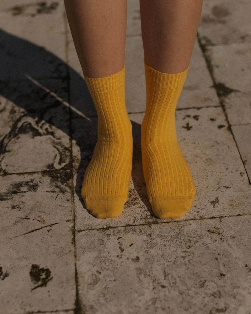 Rib Overankle Socks