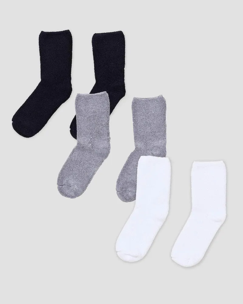 Pack - 3 Buckle Overankle Socks