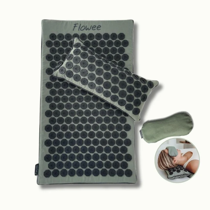 Spijkermat ECO Relaxset - Groen met grijs