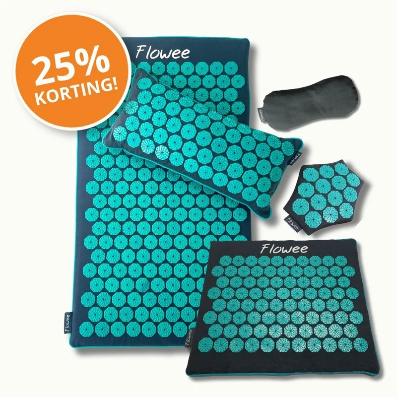 Spijkermat ECO Relaxset PRO - Grijs met zeegroen
