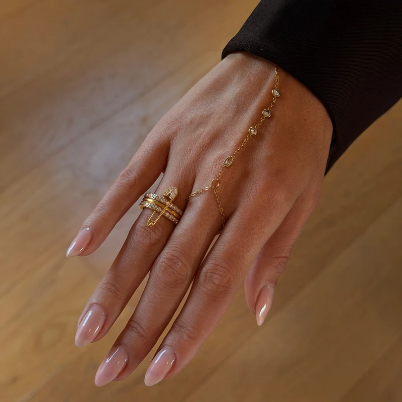 Jewelance™ HandChain 1+1 GRATIS: Elegante Sierlijk Minimalistische Handketting