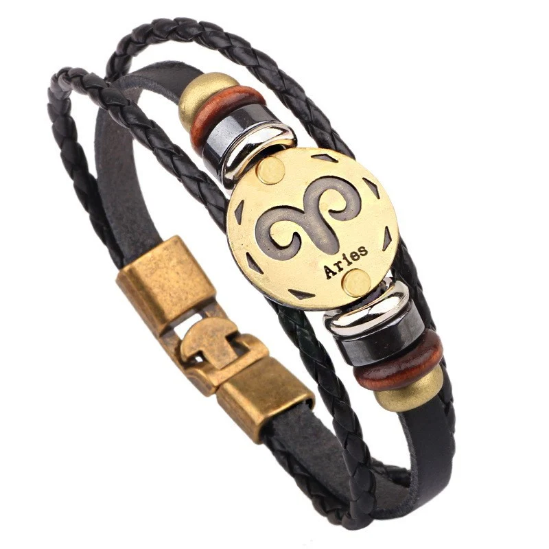 Jewelance™ ZodiacBracelet 1+1 GRATIS: Verstelbare Vintage Charme Zodiac Sign Bracelet