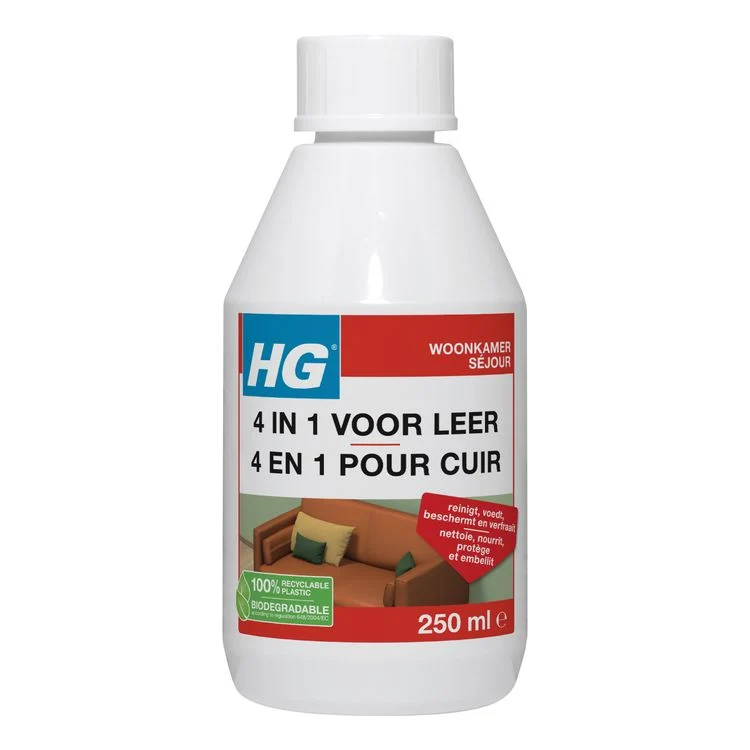 HG 4 in 1 voor leer 250ml