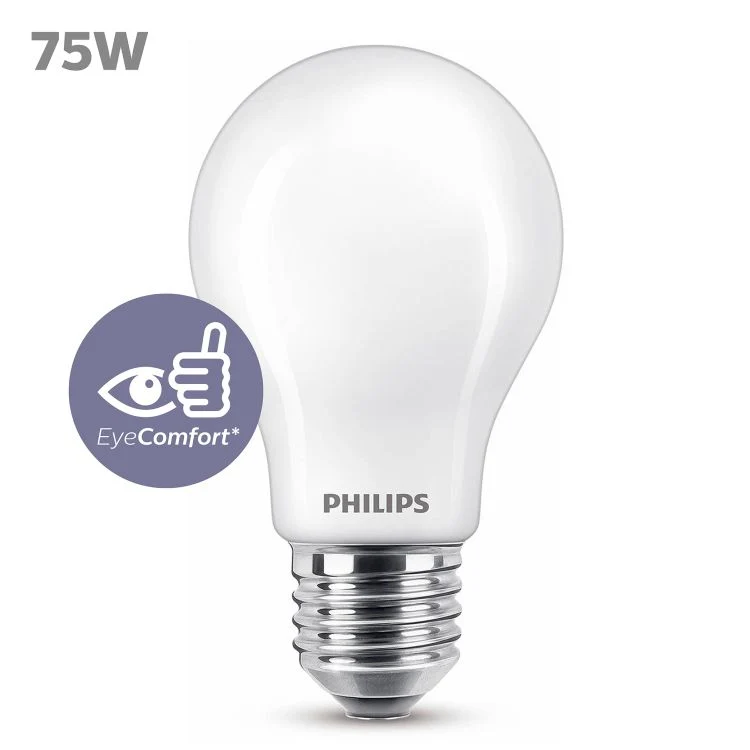 Philips LED lamp peer E27 mat warm wit 8W 1055LM
