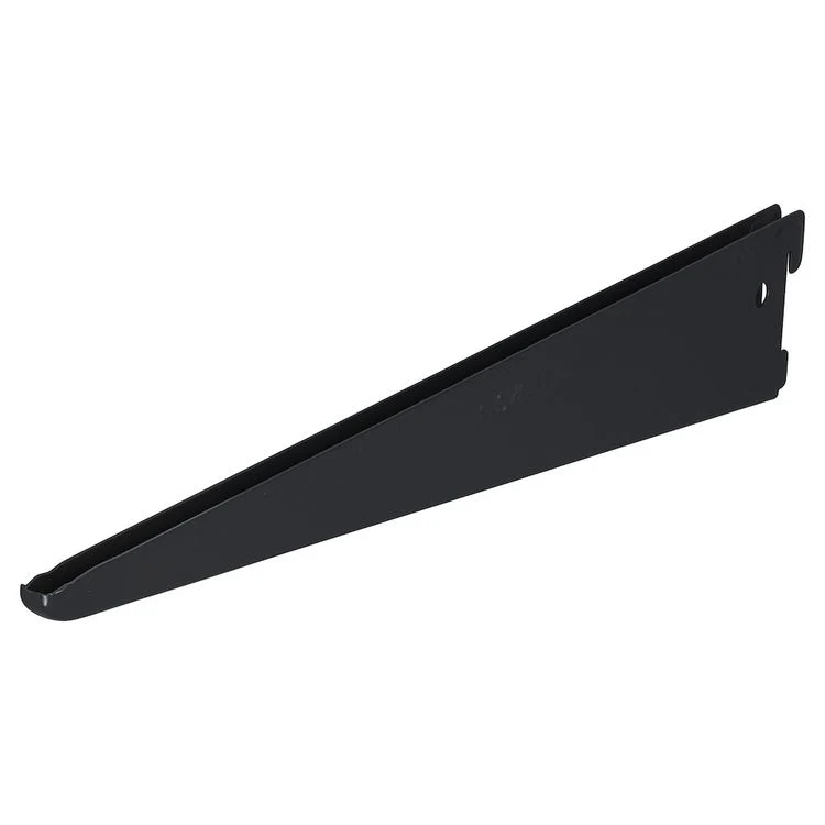 Duraline F-systeem plankendrager dubbel metaal zwart 37cm