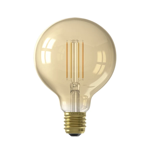 Calex Smart LED filament globe G95 E27 7W goud