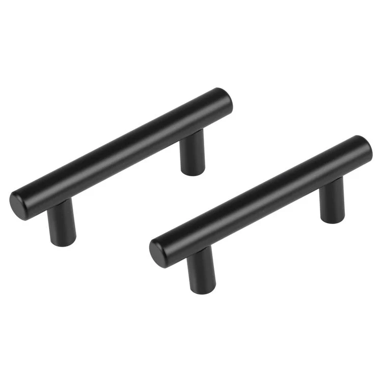 Differnz Amsterdam meubelgreep RVS mat zwart 50x32mm 2st