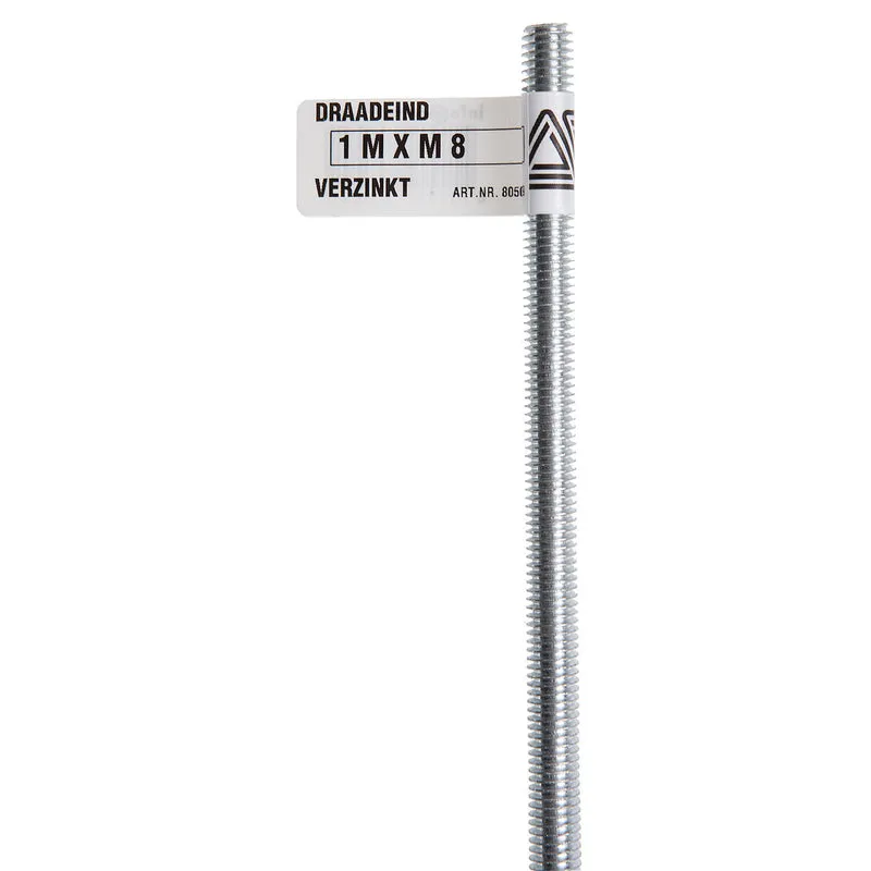 Deltafix draadeind verzinkt staal M5 1m