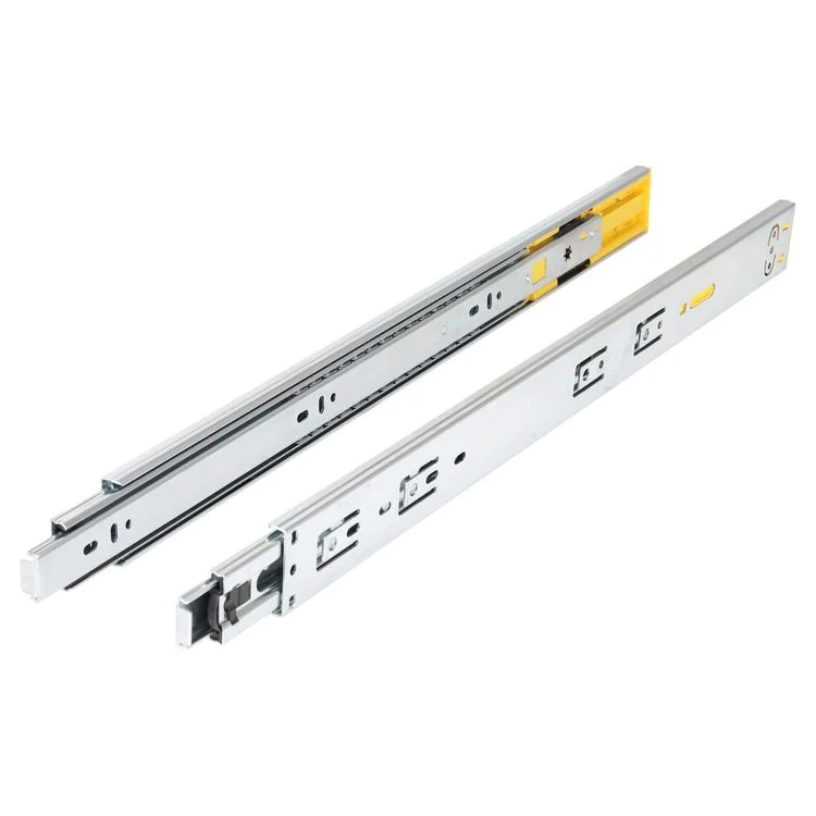 Ladegeleider push to open, softclose chroom 50cm 2st