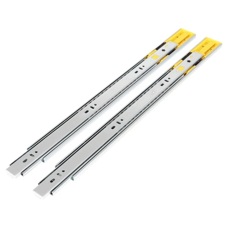 Ladegeleider push to open, softclose chroom 30cm 2st