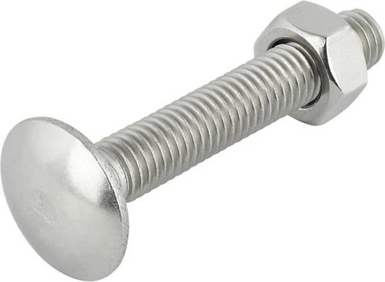 Deltafix slotbout RVS M8x50mm