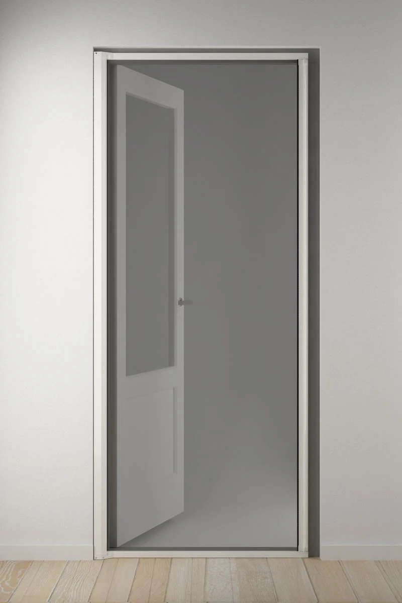 Hamstra rolhor voor deur grijs 205x110cm
