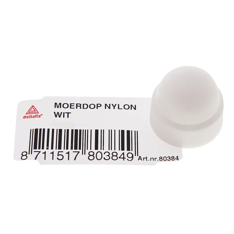 Deltafix moerdop M6 wit ⌀13mm
