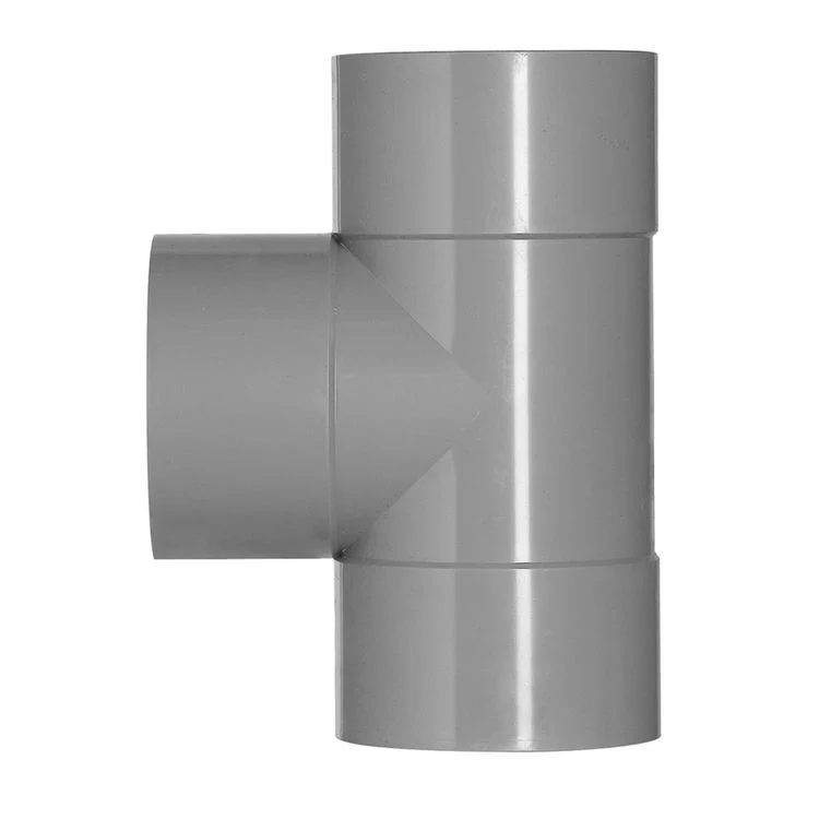 PVC T-stuk 90º 3xlijmmof 40x40mm