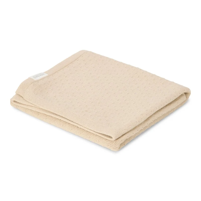 Little Dutch Wiegdeken Pure Soft Beige Gebreid