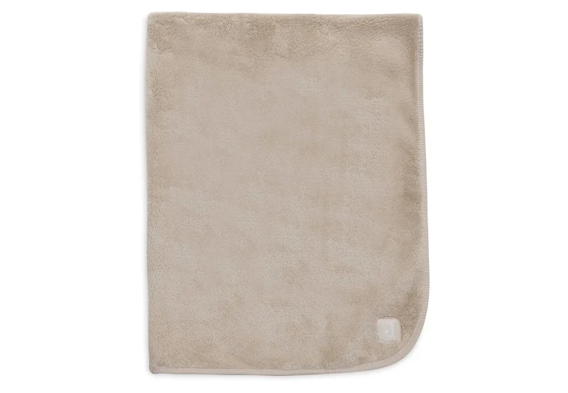 Jollein Wiegdeken Basic Jersey/Sherpa - Warm Sand 75X100Cm