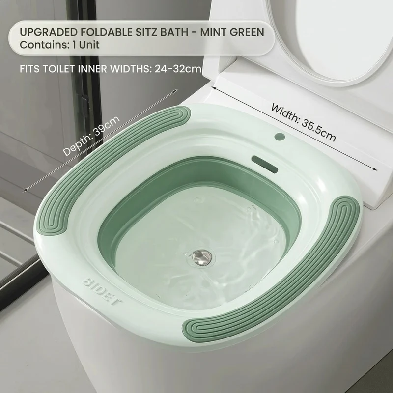 Personal Hygiene Foldable Sitz Bath Soak Care Basin