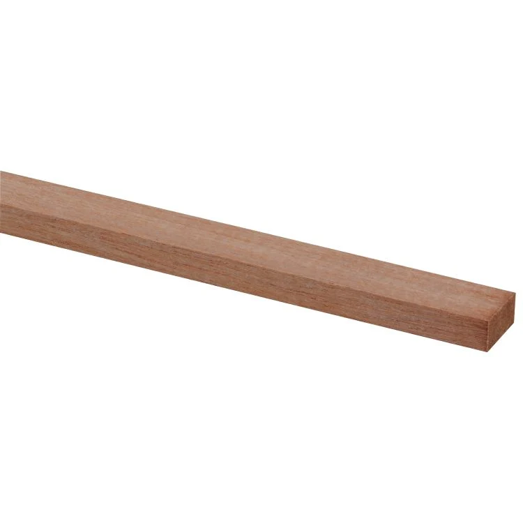 Meranti (hardhout) schaaflat geschaafd, geschuurd 9x18mm 2,4m