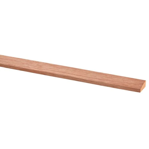 Glaslat hardhout 10x19mm 2,7m
