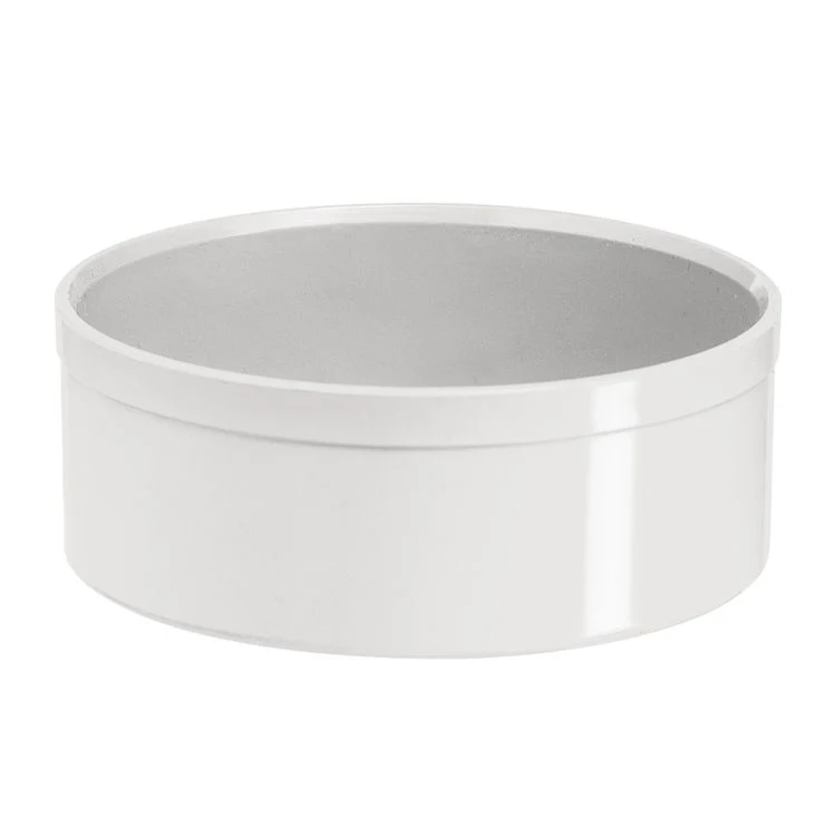 Einddop om de buis 1xlijmmof wit 40mm