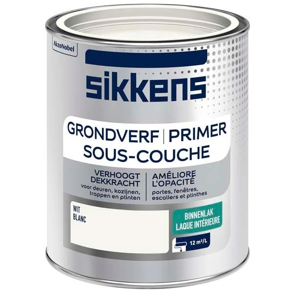 Sikkens Grondverf grondverf mat wit 750ml