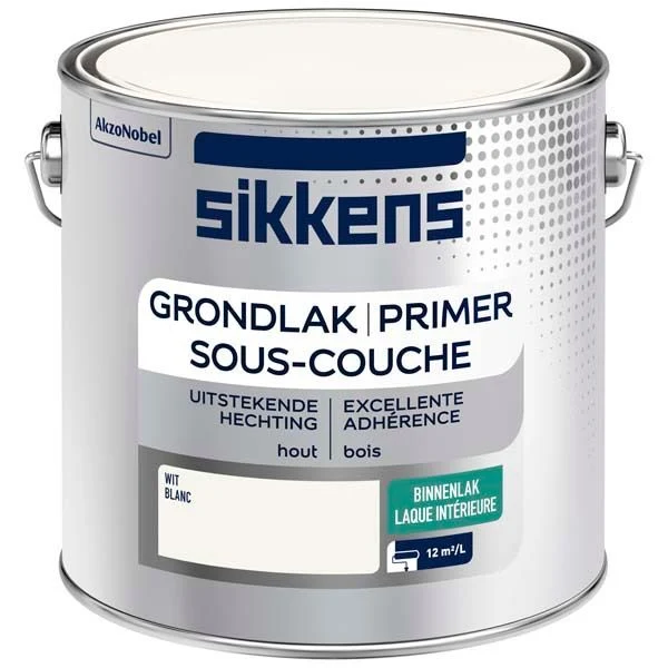 Sikkens Grondverf grondverf mat wit 2,5L