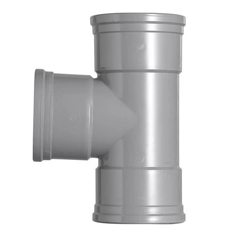 Martens PVC T-stuk 87º 110mm grijs