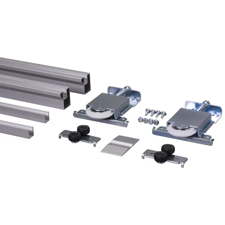 Storemax schuifdeurpakket Basic R60 grijs aluminium 125cm