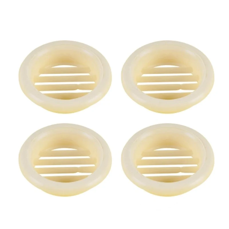 Fjord Outdoor Rozet Crème 32mm Rond Kunststof