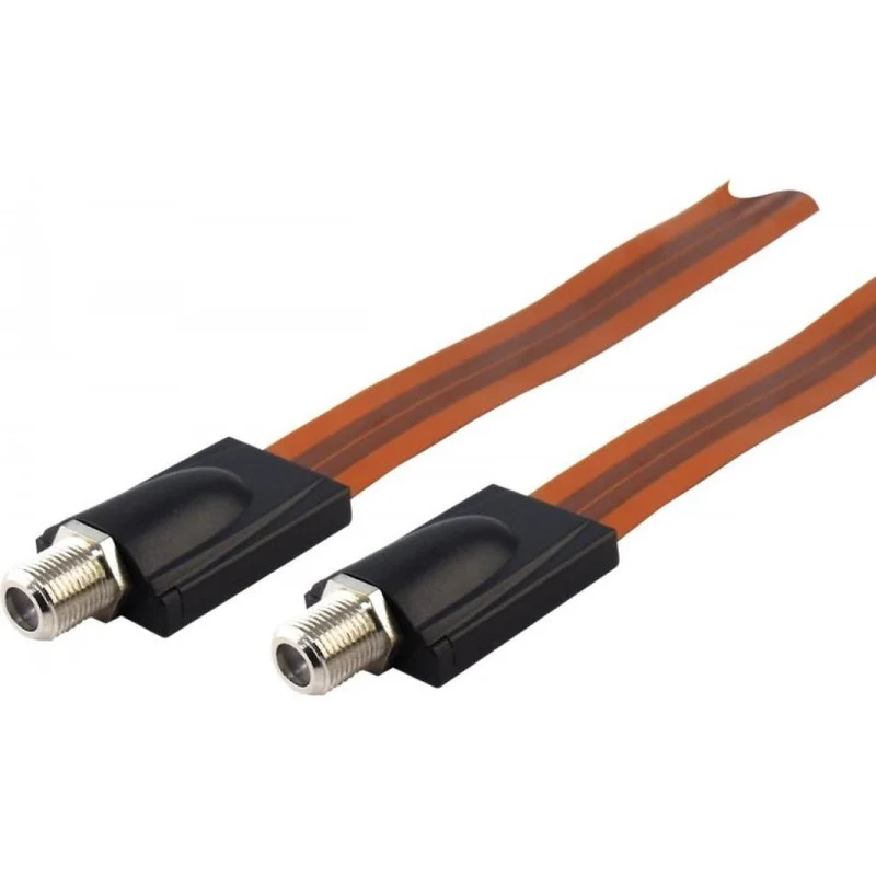 Raamdoorvoer Vlakke Coaxkabel 24cm voor Satellietkabel