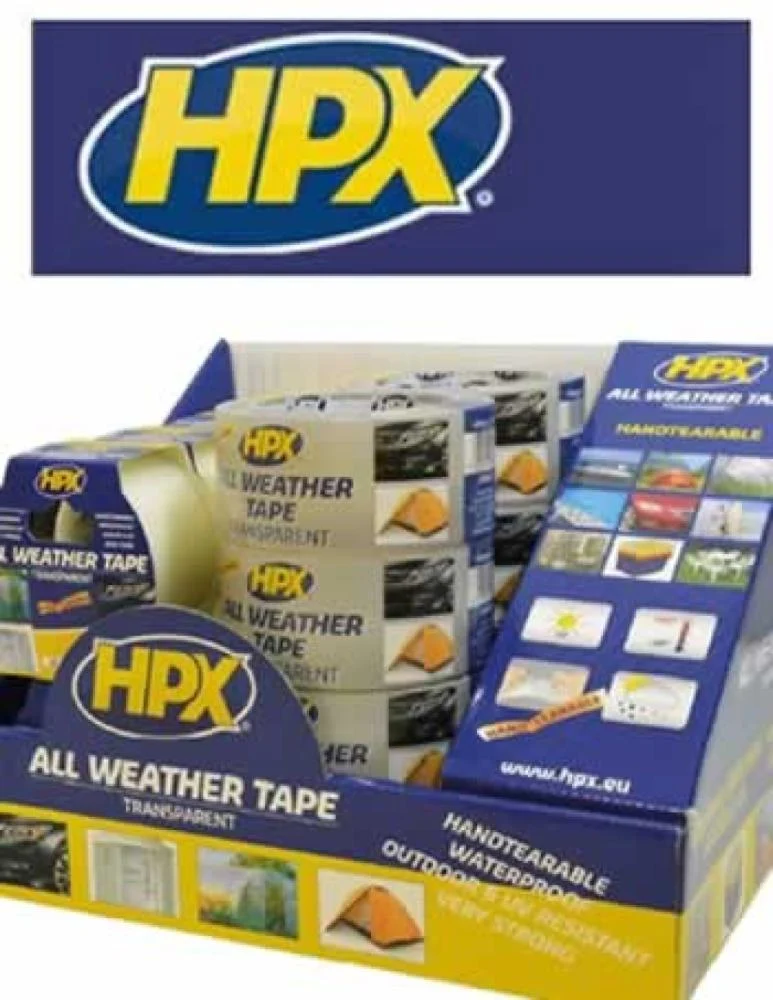 HPX Promotie Boxdisplay All Weather Tape AT4805/4825