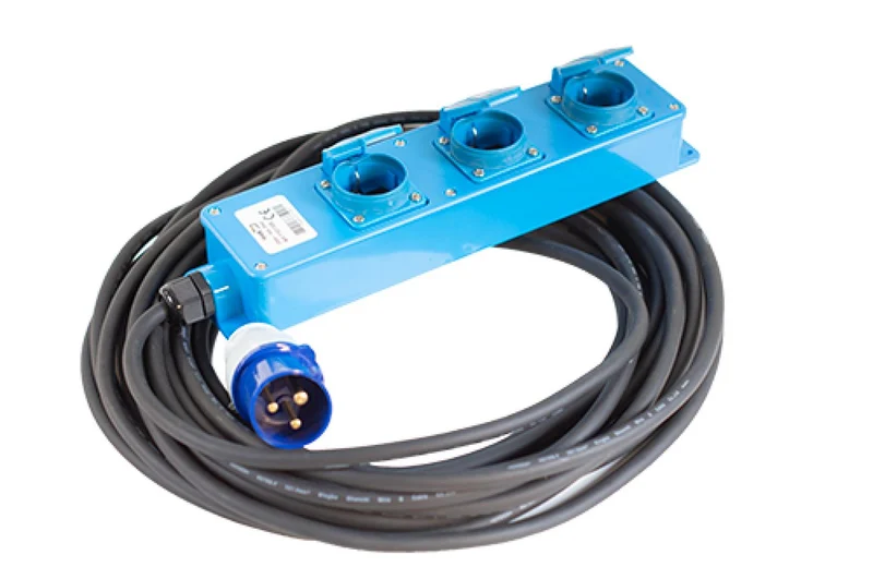 Vechline Verloopkabel CEE naar Tent-/Vouwwagen Unit 3x2,5mm² 15m