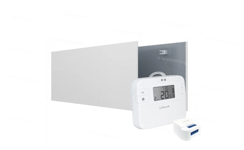 Set Ecaros Infrarood paneel metaal - 1000 Watt - Badkamer 8 à 10 m²