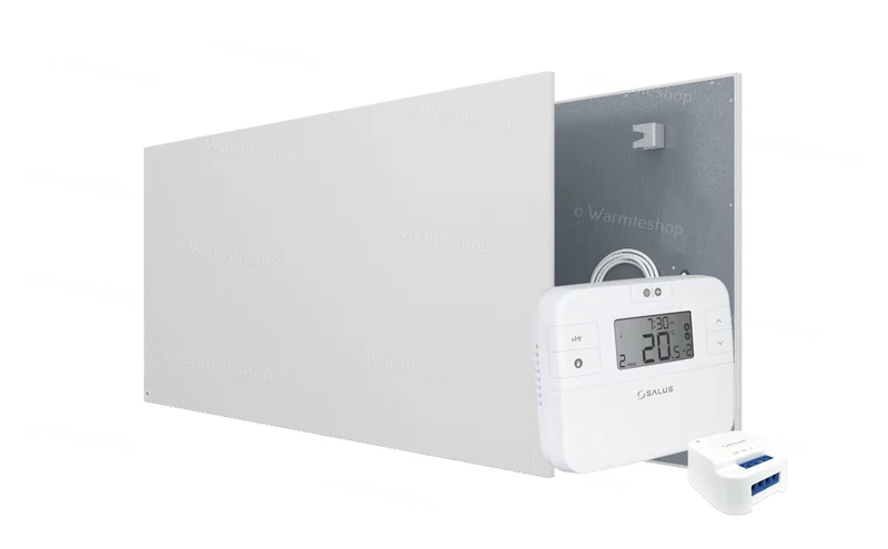 Set Ecaros Infrarood paneel metaal - 800 Watt - Badkamer 5 à 7 m²