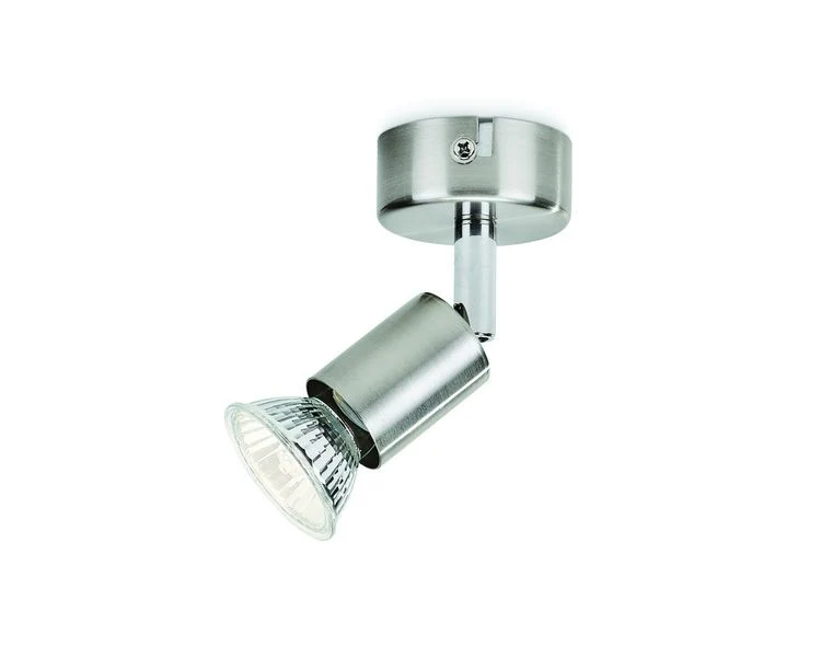 Philips Essentials LED Limbali 1-lichts plafondlamp kantelbaar nikkel