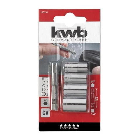 KWB dopsleutelset met adapter 50mm