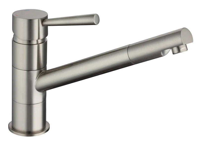 Schutte Cornwall keukenmengkraan met hendel RVS-look