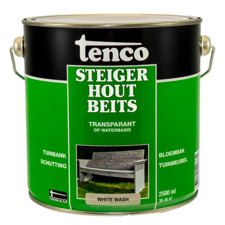Tenco steigerhoutbeits white wash 2,5L