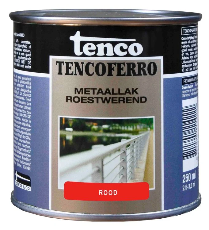 Tenco Tencoferro metaallak rood 250 ml