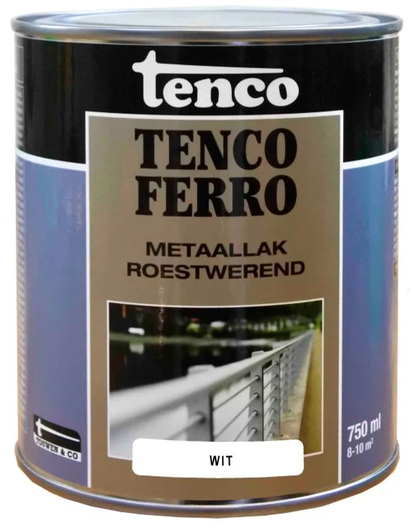 Tenco Tencoferro metaallak wit 750 ml