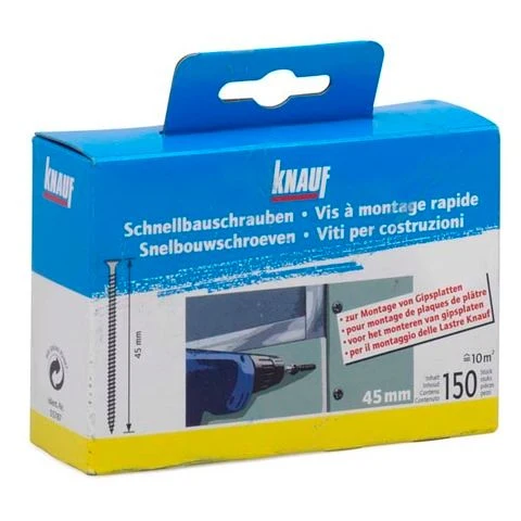 Knauf snelbouwschroef phillips verzonken 3,5x45mm 150st