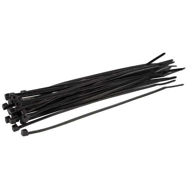 Talen kabelbinder zwart 15cm 25st